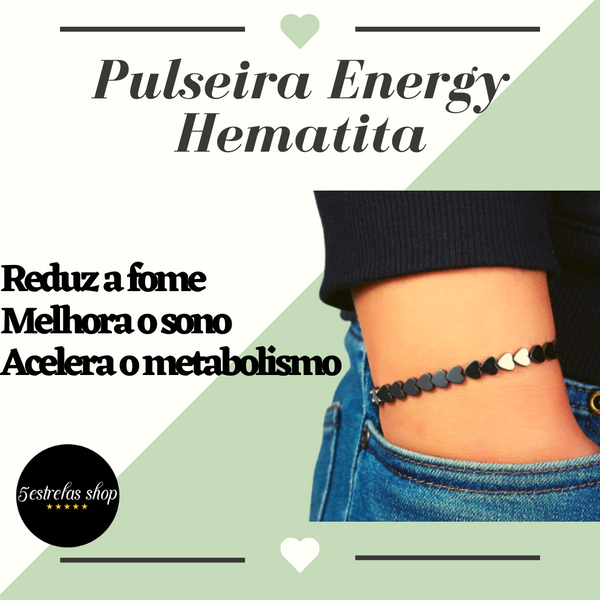 Pulseira Energy Hematita