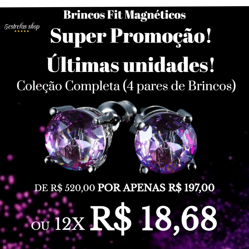 Brincos Fit Magnéticos_